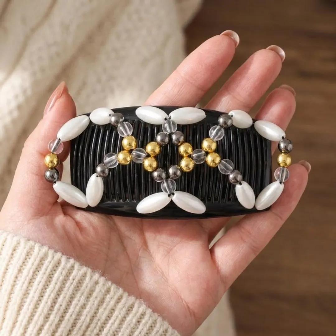 NuveX Magic Hair Clip - Wit Goud Zilver - 1 Stuk