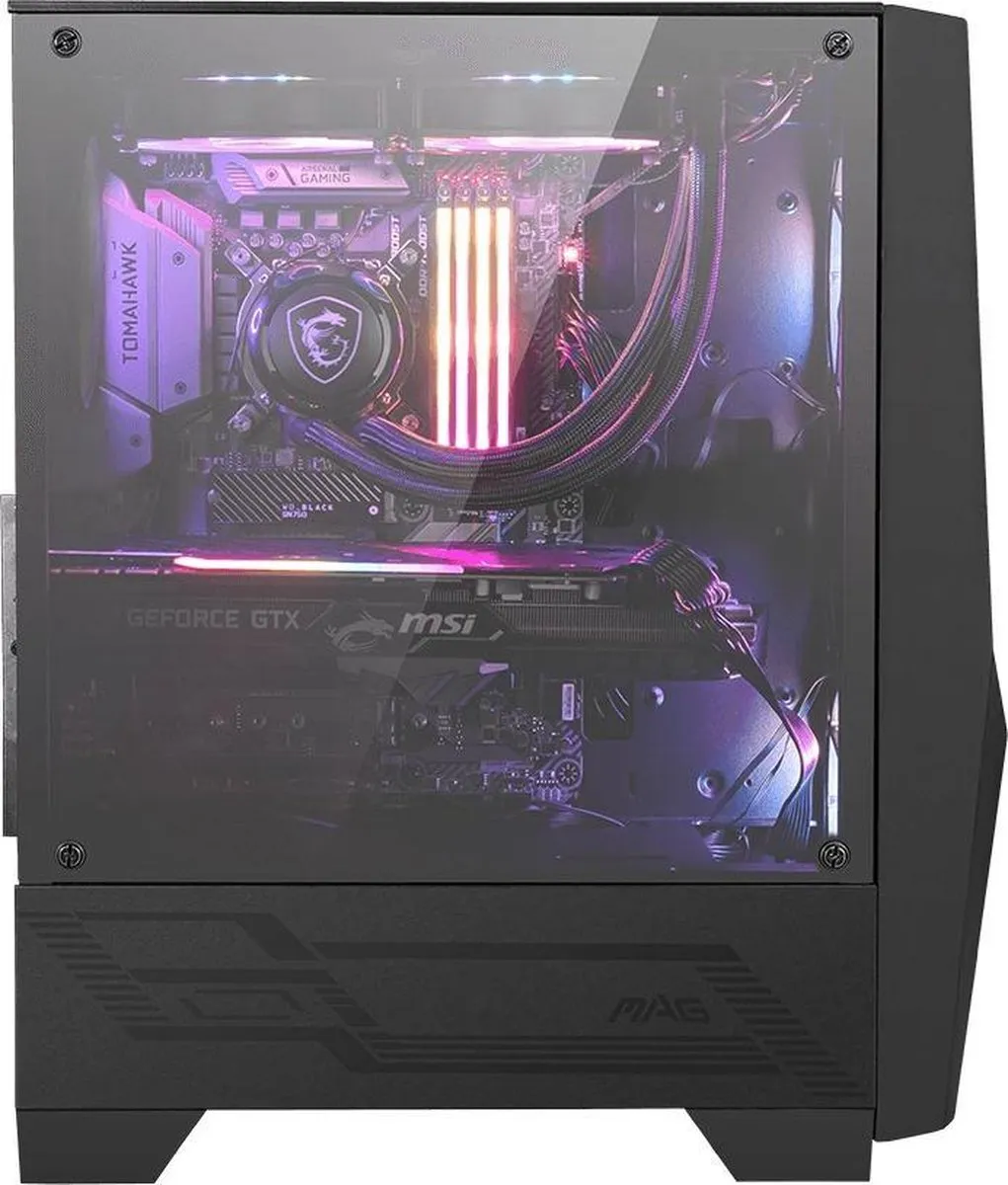 MSI MAG FORGE 100M ATX Behuizing - 3x 2.5" / 2x 3.5" - 2x USB 3.0