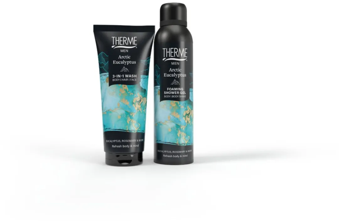 Therme Men Arctic Eucalyptus Douchegel - 6x200ml