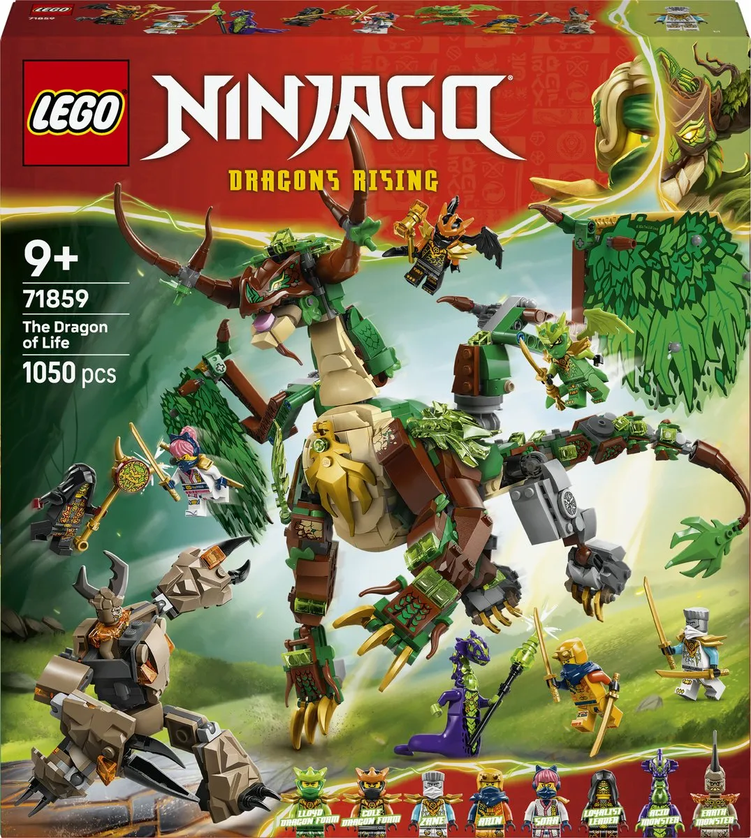 LEGO Ninjago De Draak van het Leven 71859 - 8 Minifiguren