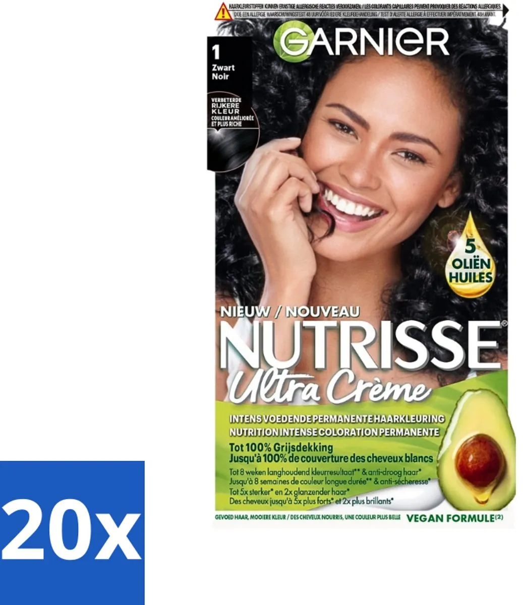 Garnier Nutrisse Ultra Crème 1 Zwart