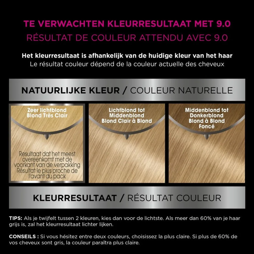 Garnier Olia 9 Zeer Lichtblond Haarkleuring - 6 Stuks