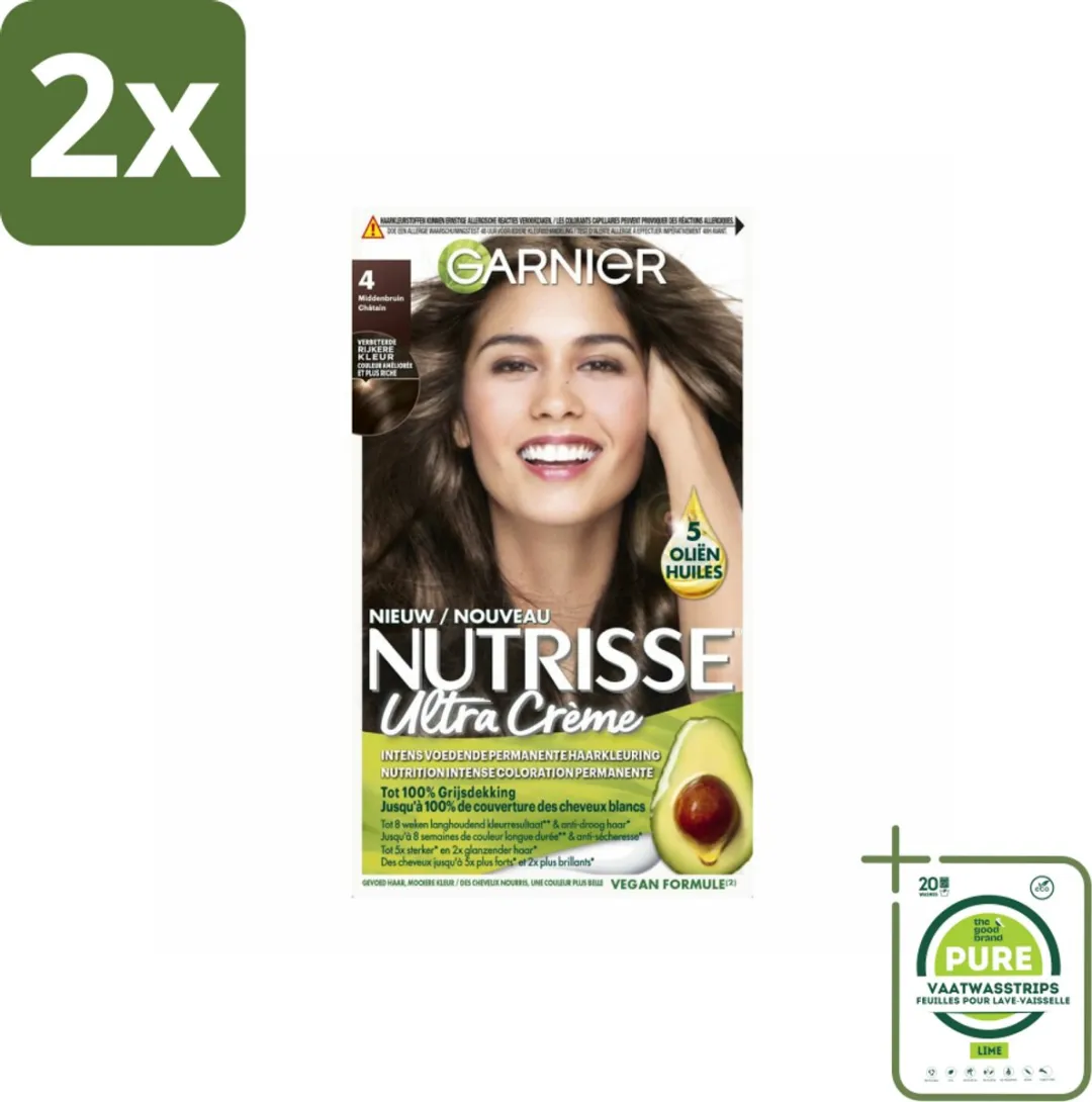 Garnier Nutrisse Ultra Crème Haarkleuring Middenbruin