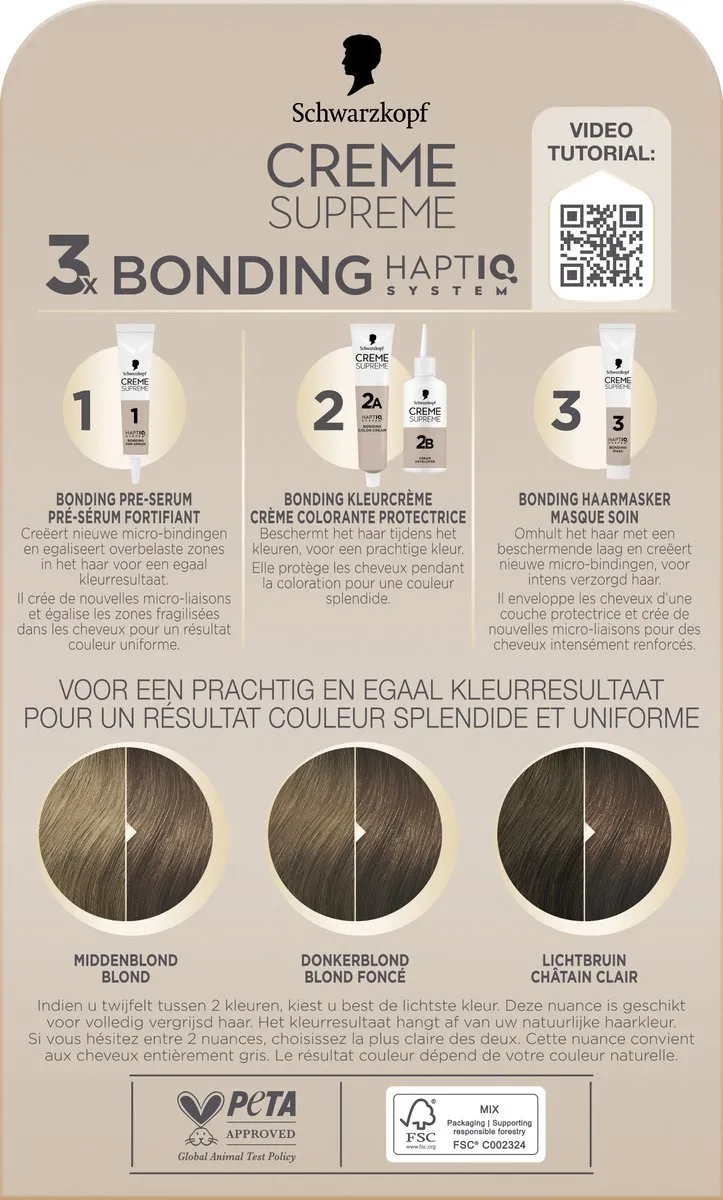 Schwarzkopf Crème Suprème 7-42 Haarkleuring 245g