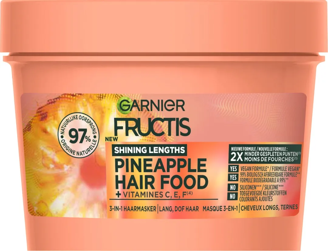 Garnier Fructis Pineapple Hair Food Haarmasker 400ml