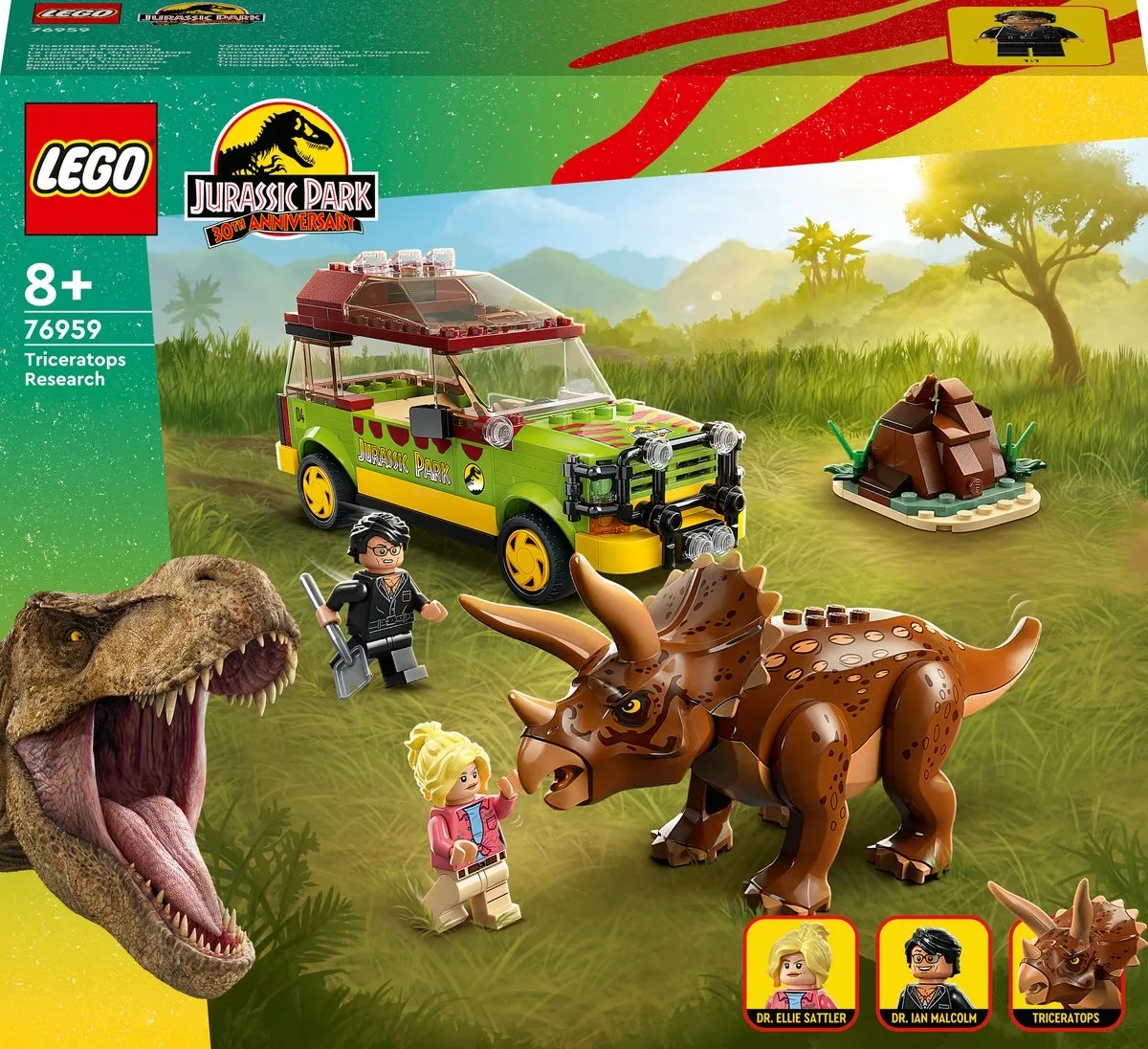 LEGO Jurassic World Triceratops Onderzoek 76959