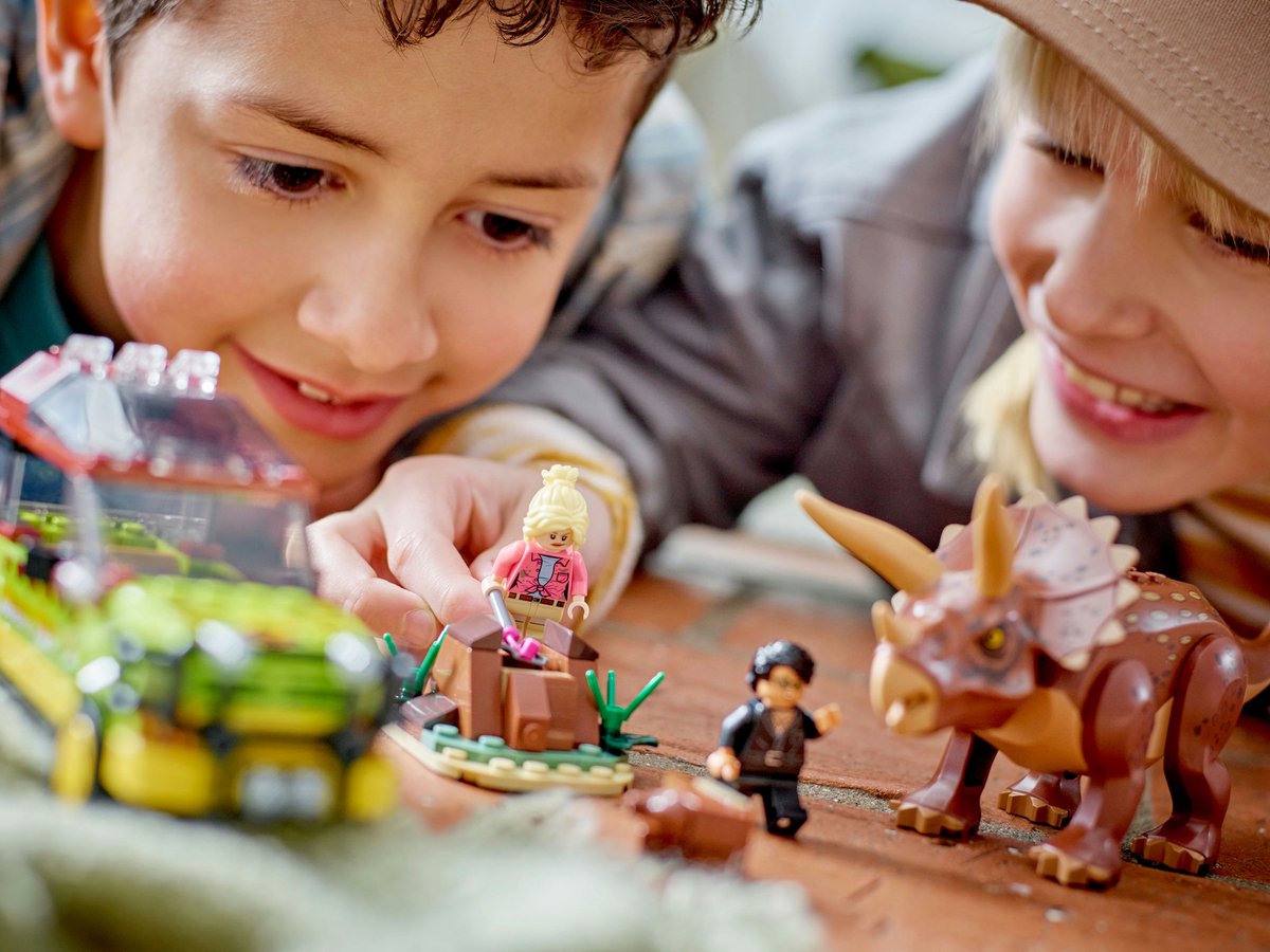LEGO Jurassic World Jurassic Park Triceratops onderzoek Dinosaurus Speelgoed - 76959