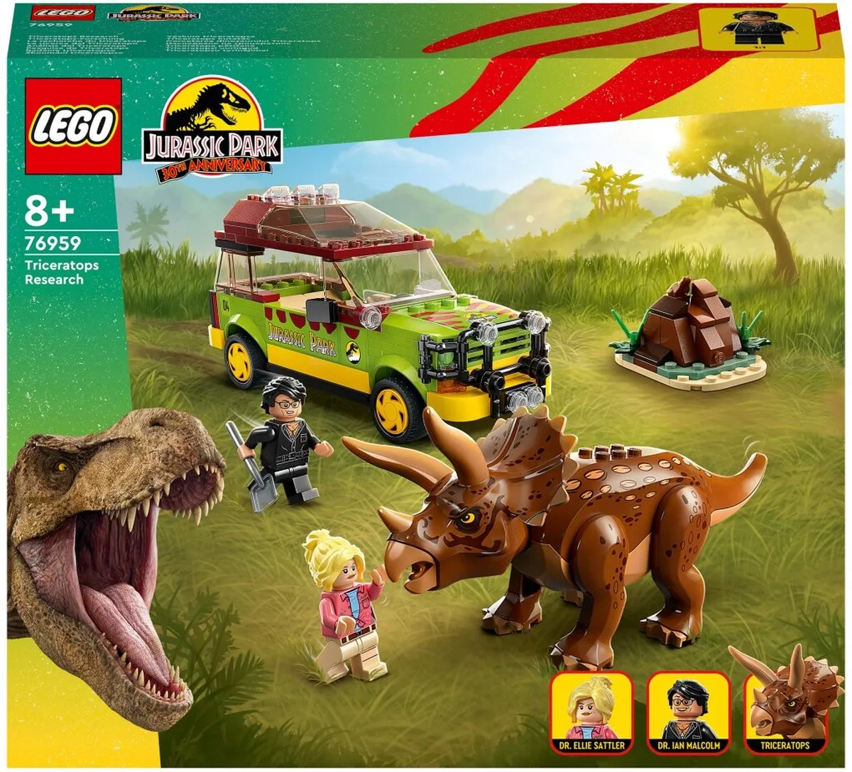 LEGO Jurassic World Triceratops Onderzoek 76959 - 281 Stukken - afbeelding 6 van 6