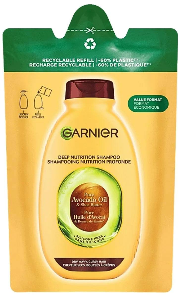 Garnier Loving Blends Shampoo Refill Avocado Olie & Shea Boter 250ml