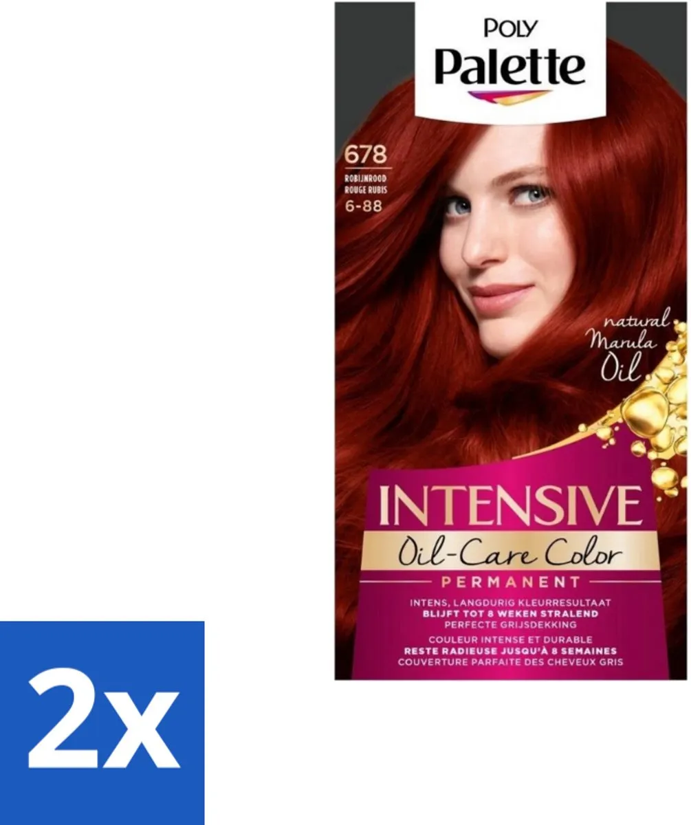 Schwarzkopf Poly Palette Haarverf 678 Robijnrood
