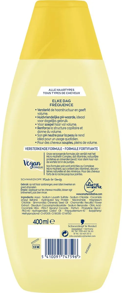 Schwarzkopf Elke Dag Shampoo 5x400ml