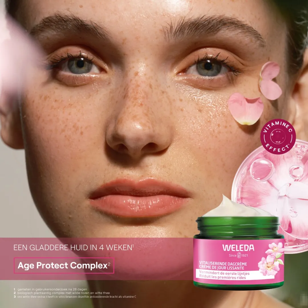 Weleda Vitaliserende Dagcrème Wilde Rozen & Witte Thee 40ml