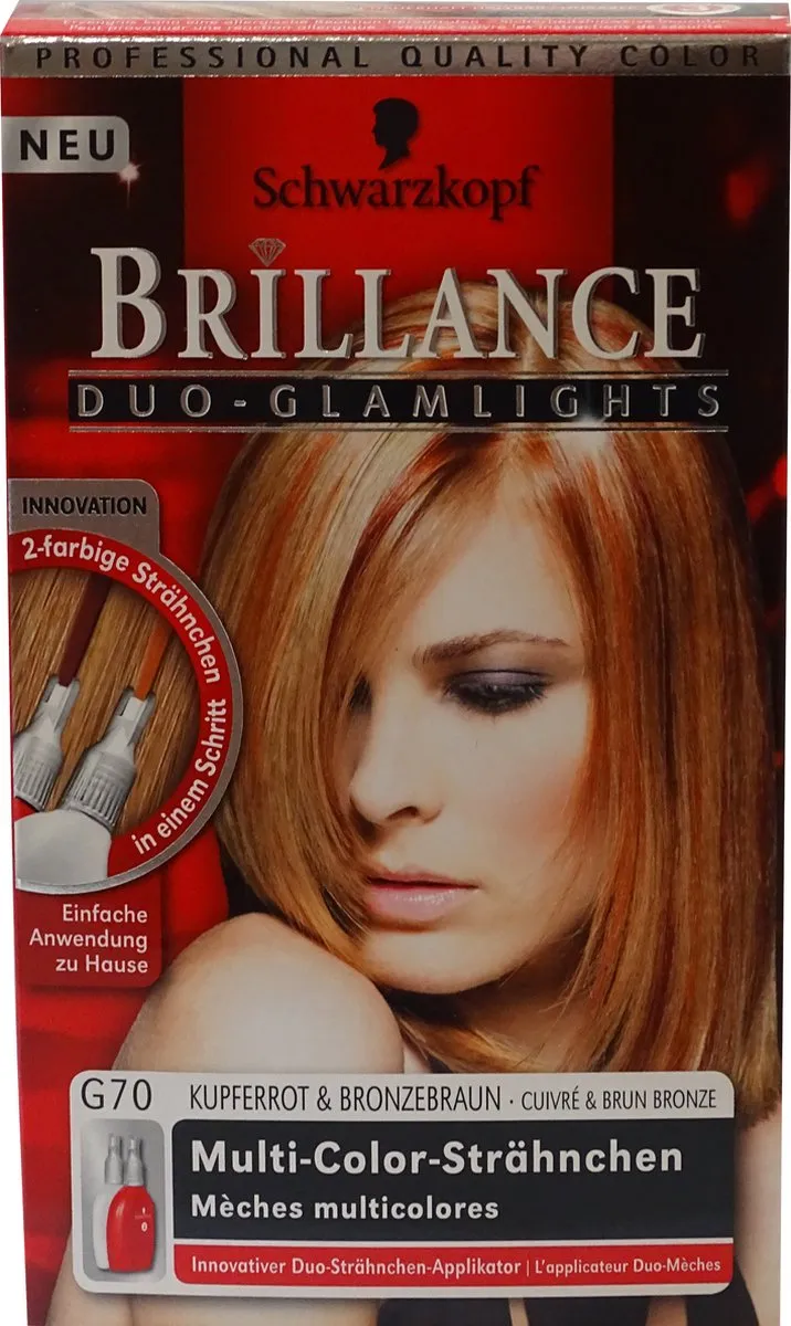 Schwarzkopf Brillance Duo Glamlights G70 Haarverf