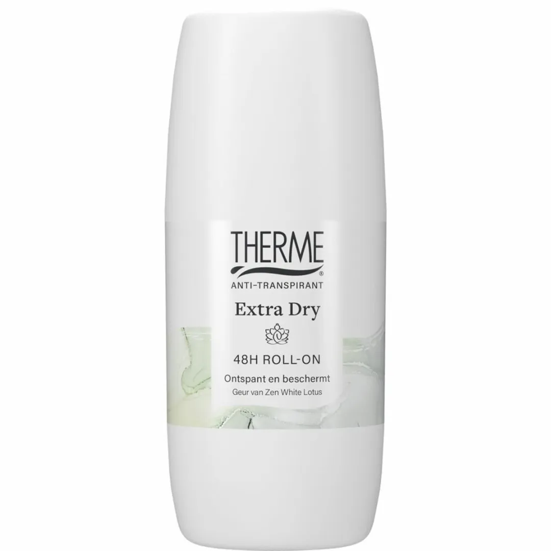 Therme Anti-Transpirant Extra Dry Zen White Lotus Roller - 3x60ml - afbeelding 6 van 6