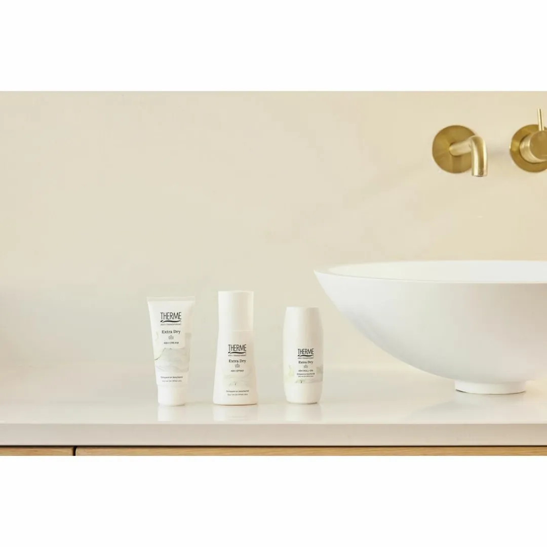 Therme Anti-Transpirant Extra Dry Zen White Lotus Roller - 3x60ml