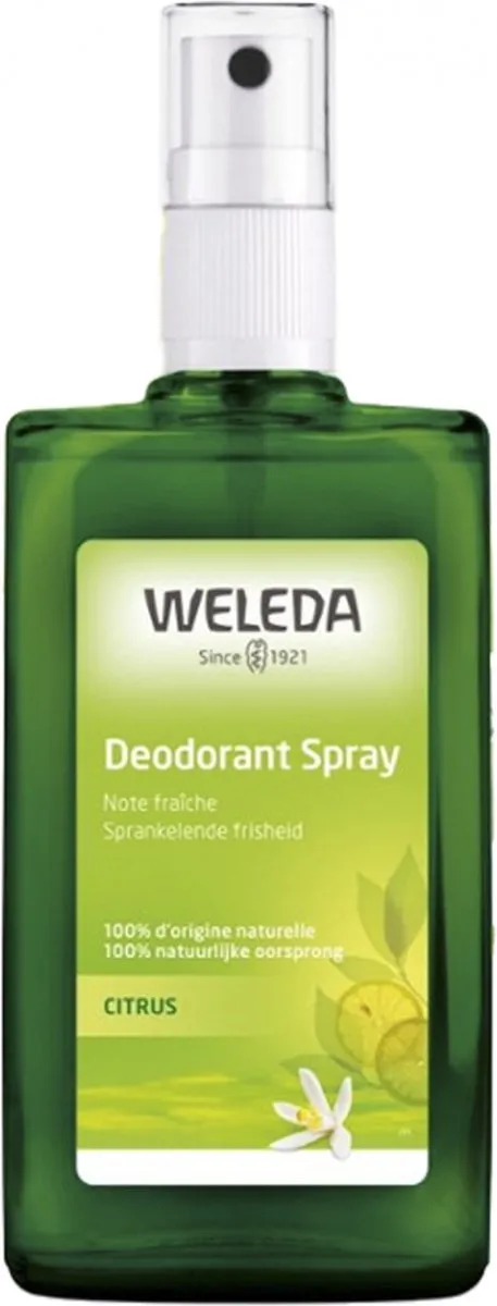 Weleda Citrus Deodorant Spray 100ml - Citroen