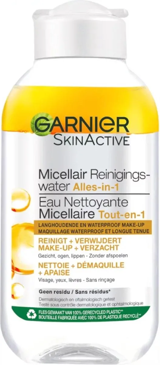 Garnier Skin Active Micellair Water-in-Olie Reinigingswater 100ml