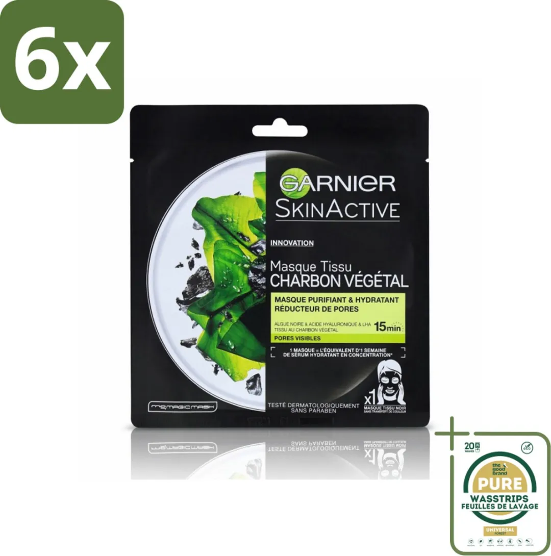 Garnier SkinActive Charcoal Gezichtsmasker