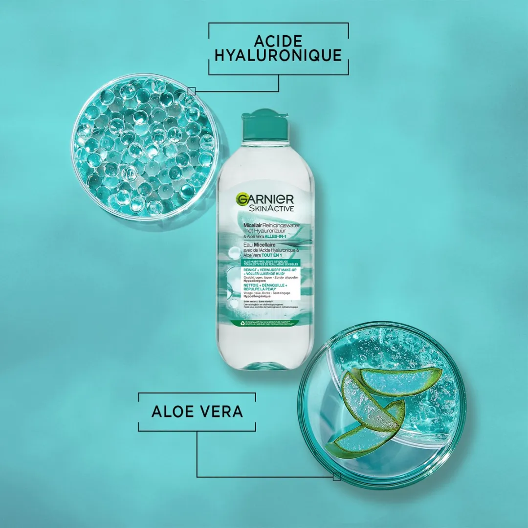 Garnier SkinActive Micellair Reinigingswater 1200ml - 3 Stuks - afbeelding 6 van 6