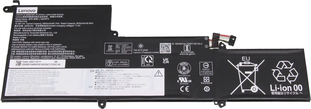 Lenovo L19C4PF4 Accu