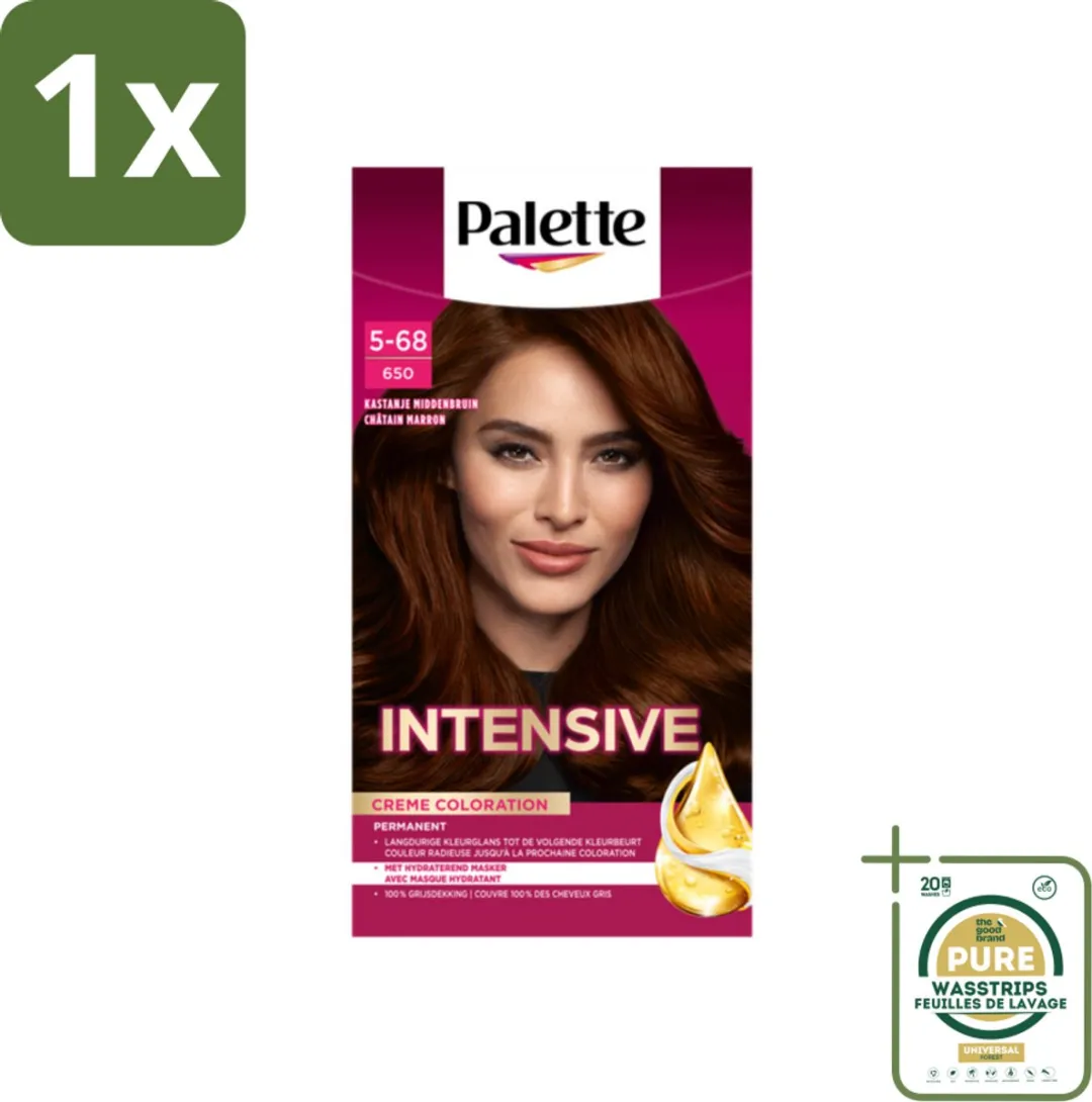 Schwarzkopf Palette Intensive Oil-Care Haarverf Kastanje Middenbruin 115ml