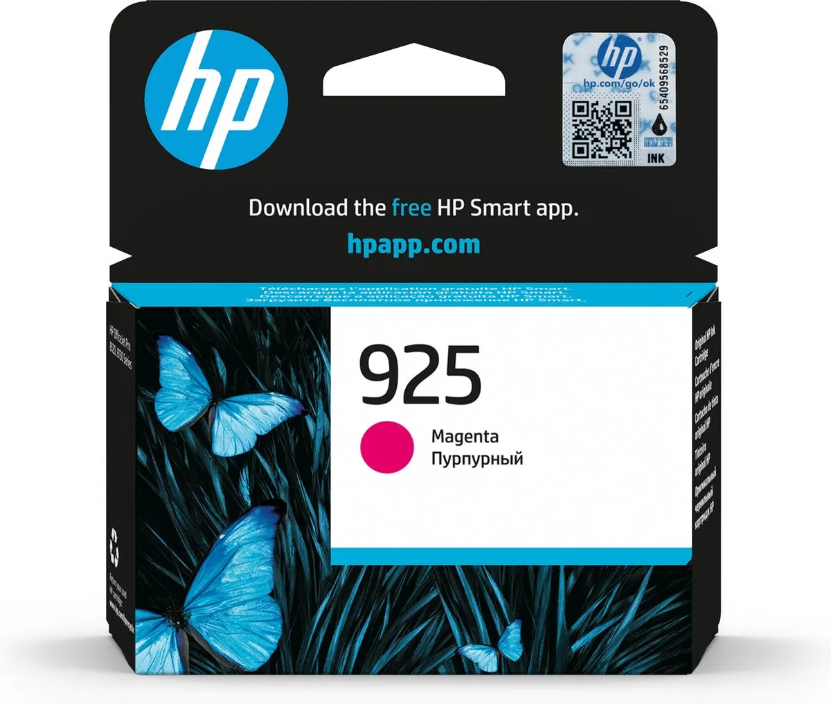 HP 925 Magenta Original Inktcartridge 4K0V7PE