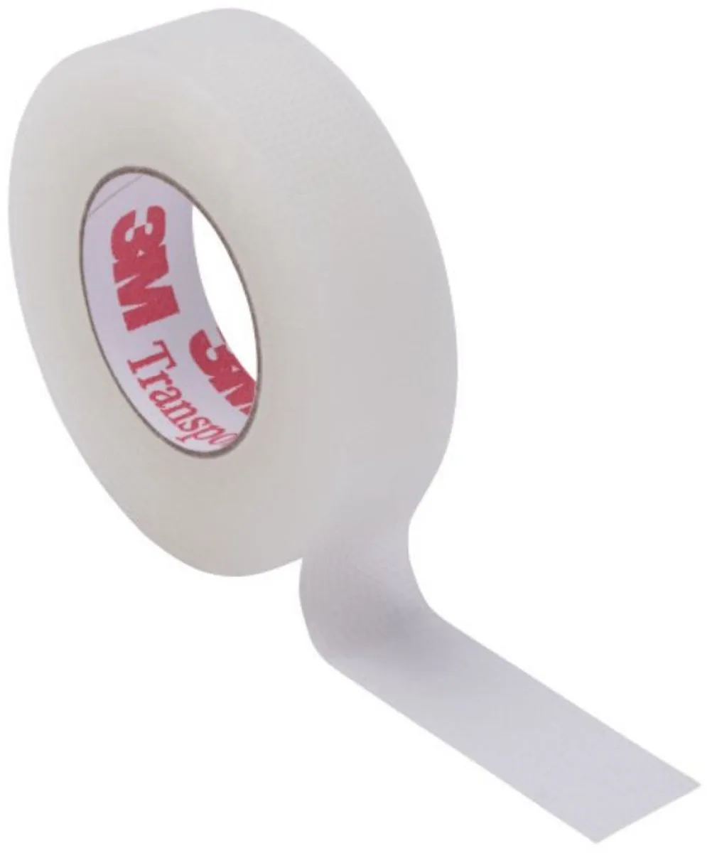 3M Transpore Hechtpleister 1,25mm x 9,1m