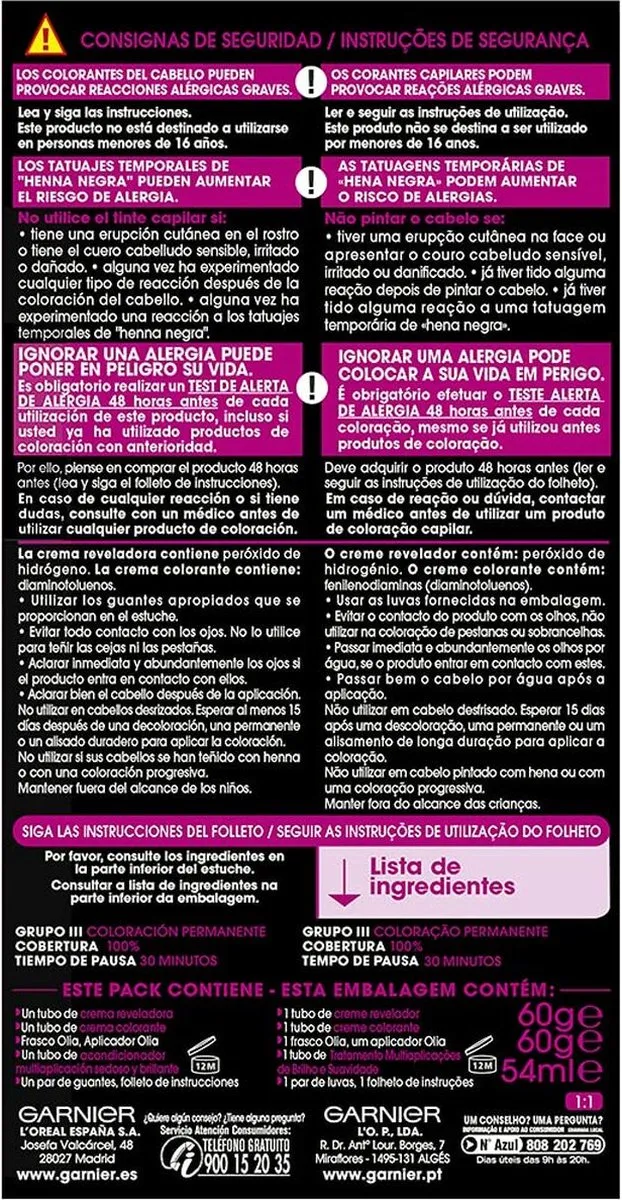 Garnier Olia 9.30 Dorado Caramelo Haarkleur 54ml - 4 Stuks