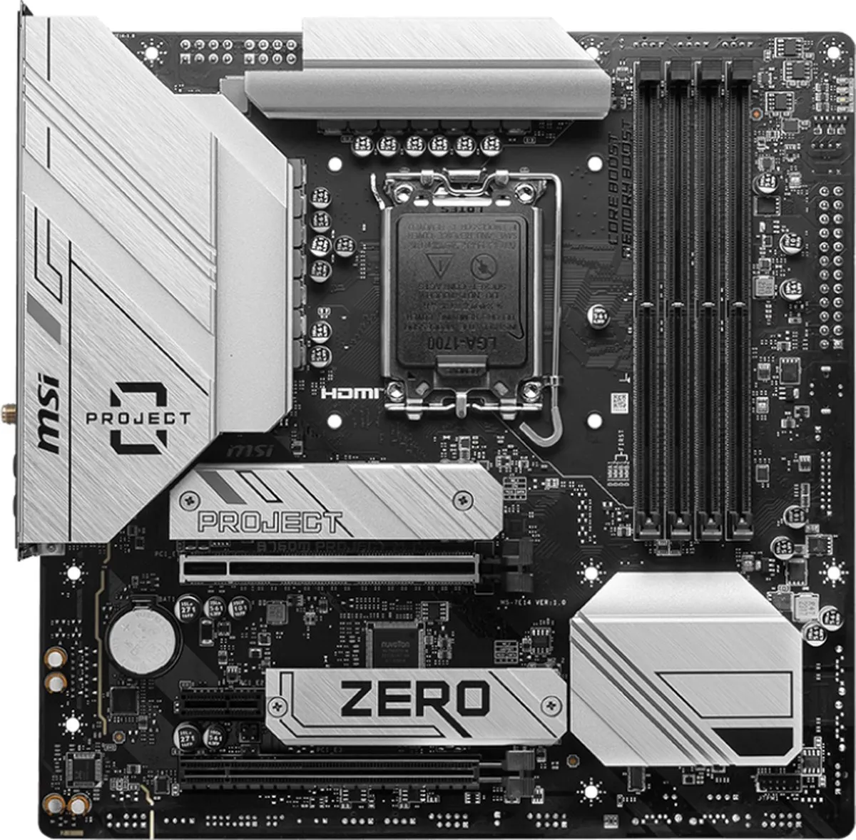 MSI B760M Project Zero - microATX - LGA1700