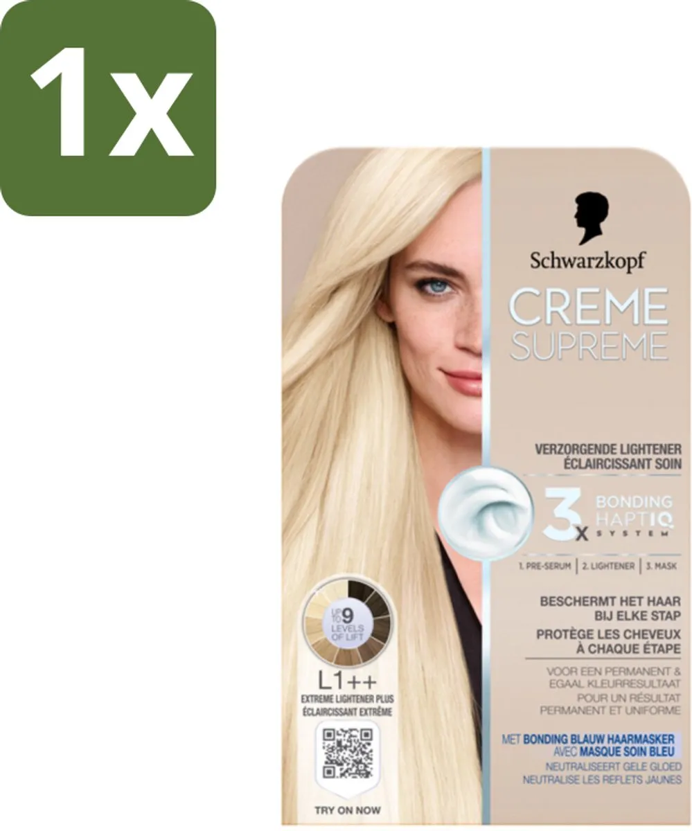 Schwarzkopf Creme Supreme L1++ Extreme Lightener Plus 245g