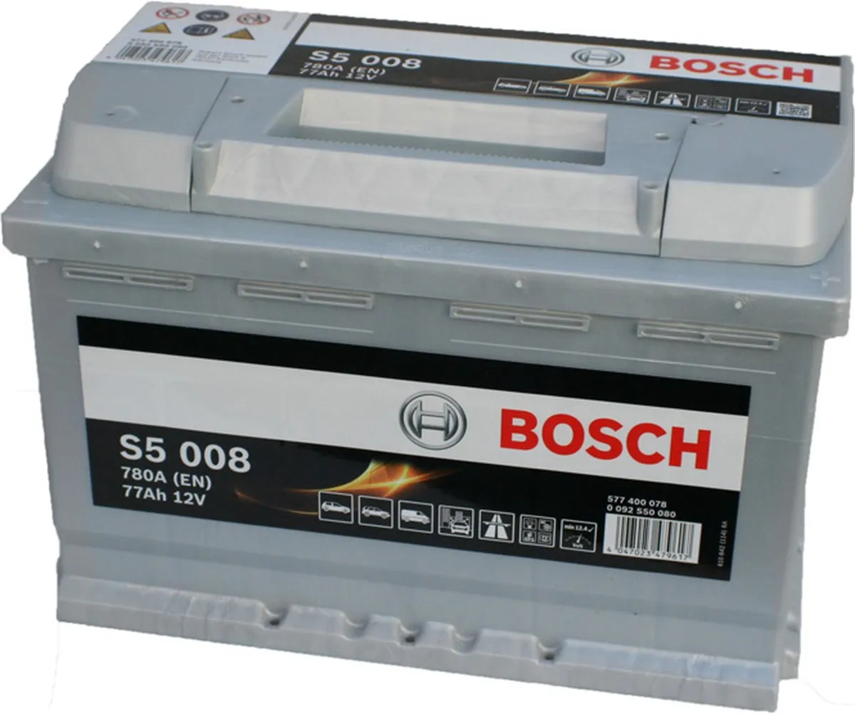 Bosch S5008 Accu 12V 77Ah