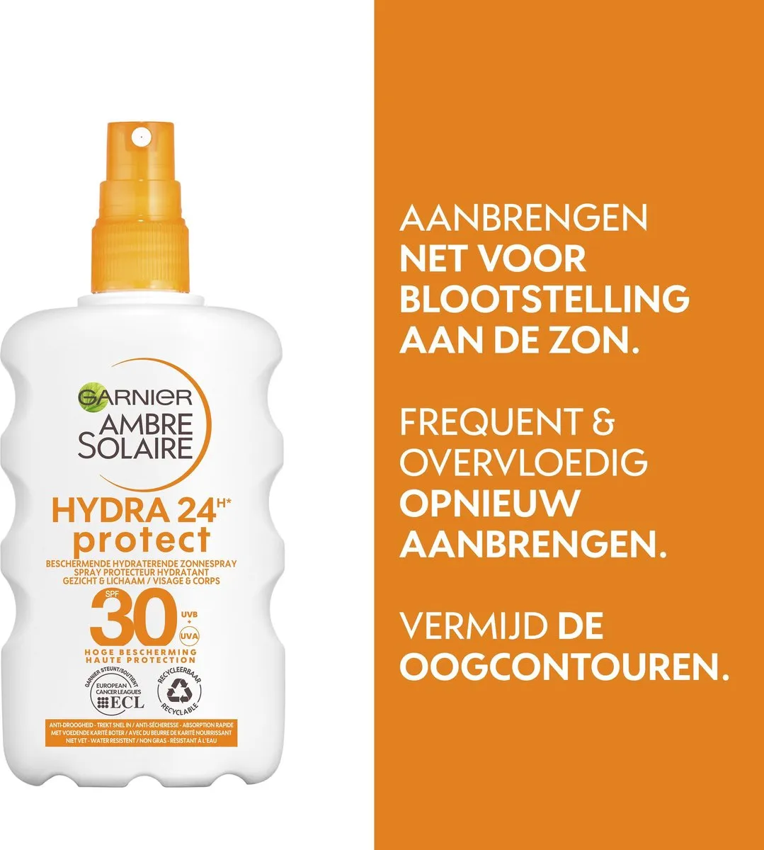 Garnier Ambre Solaire Zonnebrand Spray SPF 30 200ml - afbeelding 6 van 6