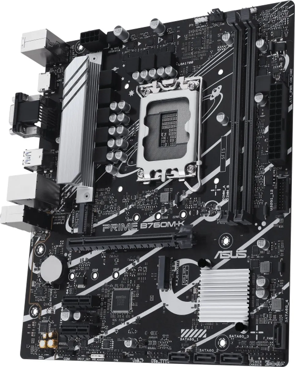 ASUS Prime B760M-K Moederbord - Socket 1700 - Micro-ATX