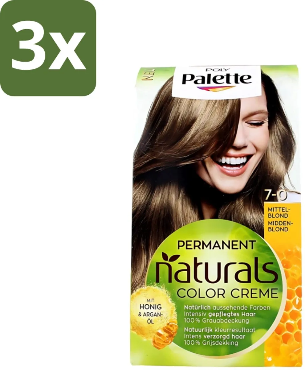 Schwarzkopf Poly Palette Haarverf Middenblond 7-0