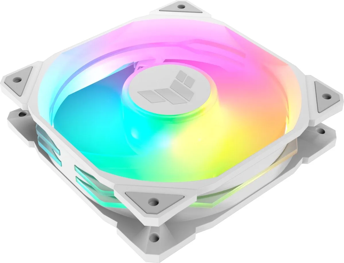 ASUS TUF Gaming TR120 ARGB Reverse Ventilator 120mm - Wit