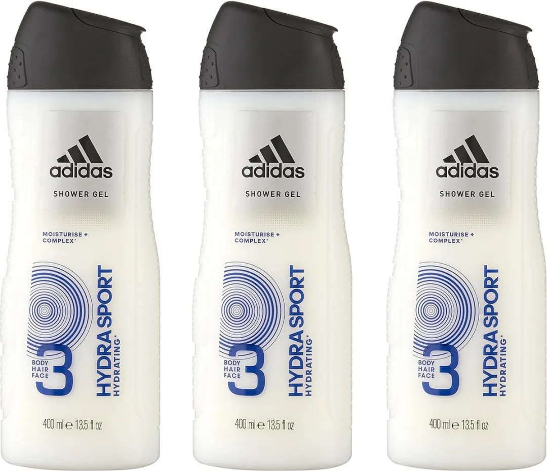 adidas Hydra Sport Douchegel 3x400ml