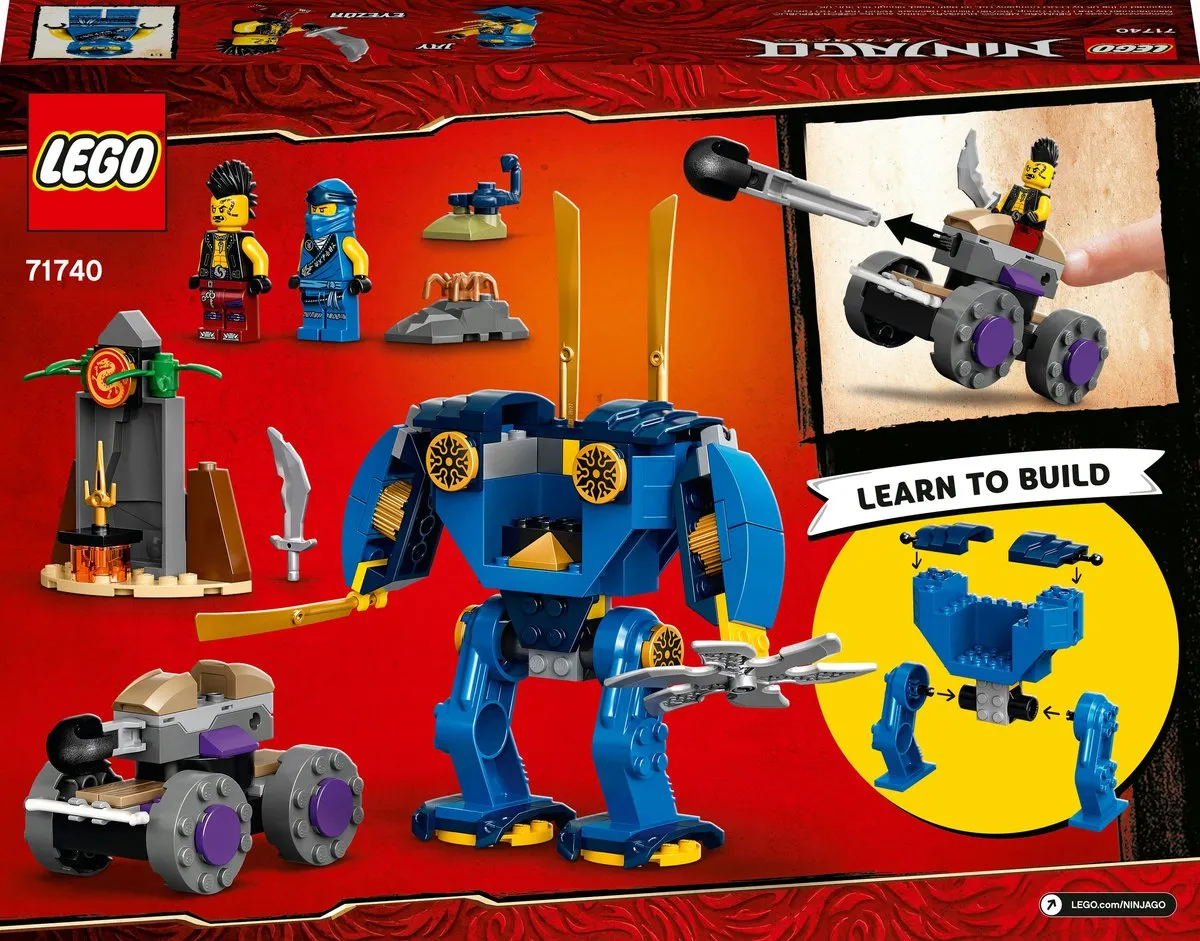 LEGO Ninjago Legacy Jay's Electro Mecha 71740 - 166 Stukken