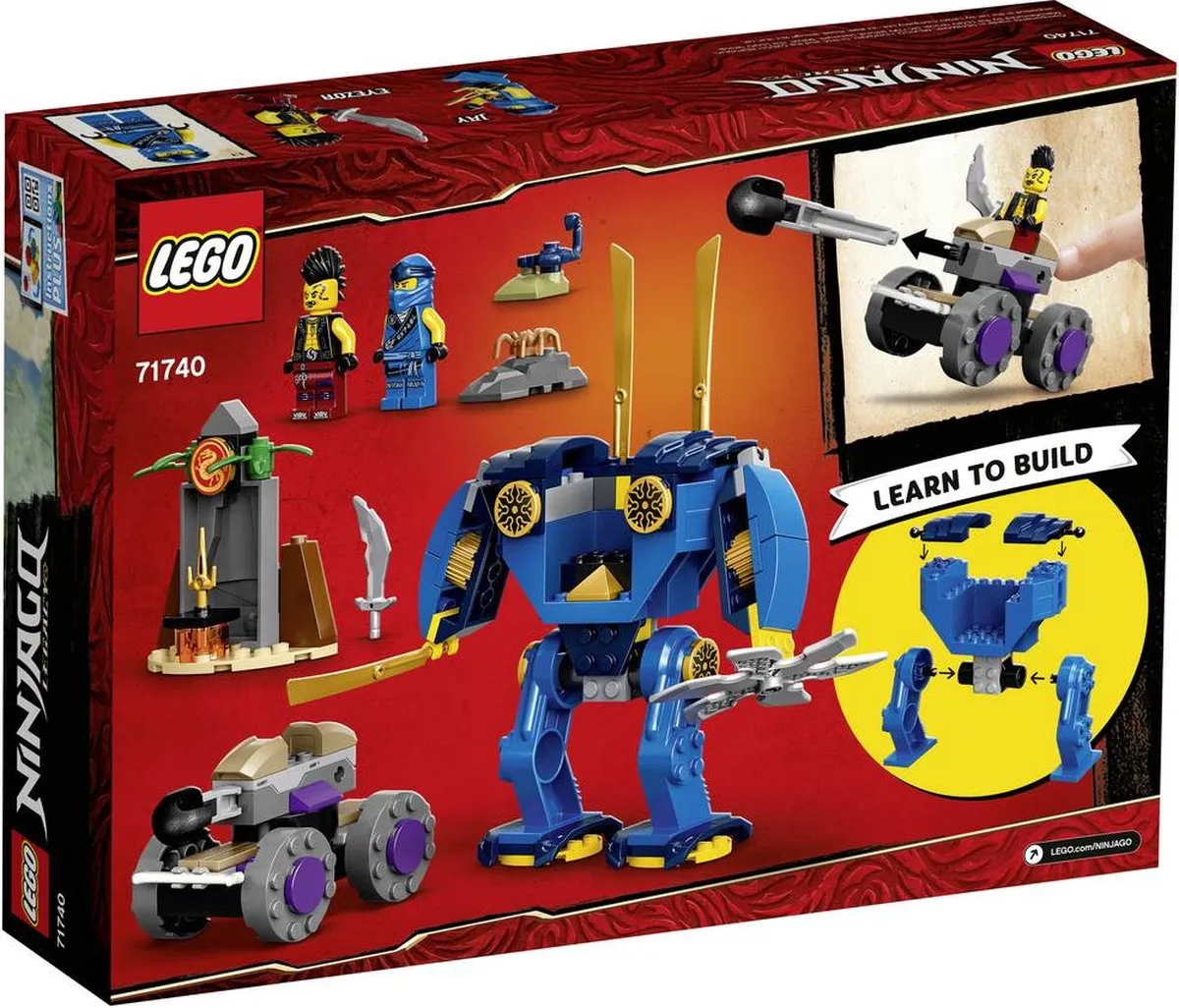 LEGO Ninjago Legacy Jay's Electro Mecha 71740 - 166 Stukken - afbeelding 6 van 6