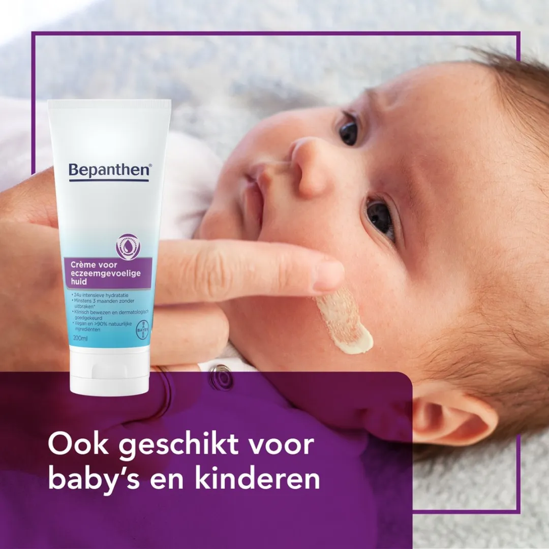 Bepanthen Droge & Gevoelige Huid Crème 200ml - Niacinamide - afbeelding 6 van 6