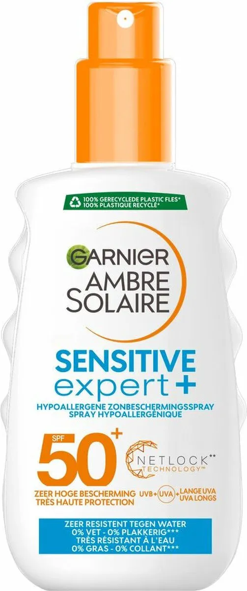 Garnier Ambre Solaire Sensitive Expert+ Zonnebrandspray SPF 50+