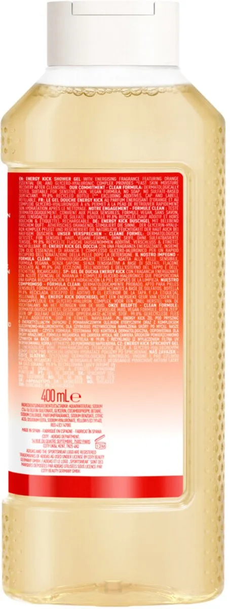 Adidas Active Skin & Mind Energy Kick Douchegel 400ml