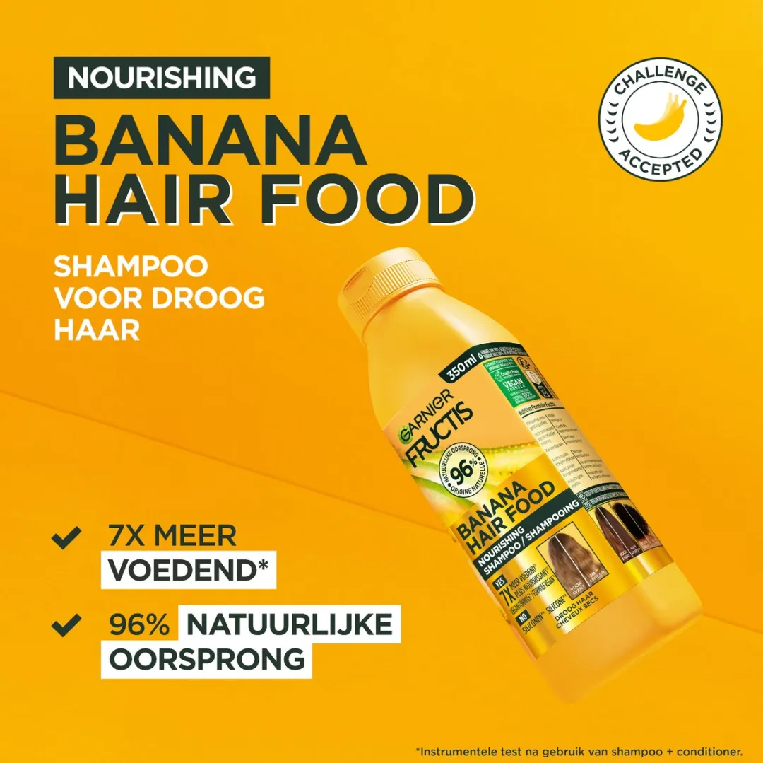 Garnier Fructis Hair Food Banana Shampoo 350ml