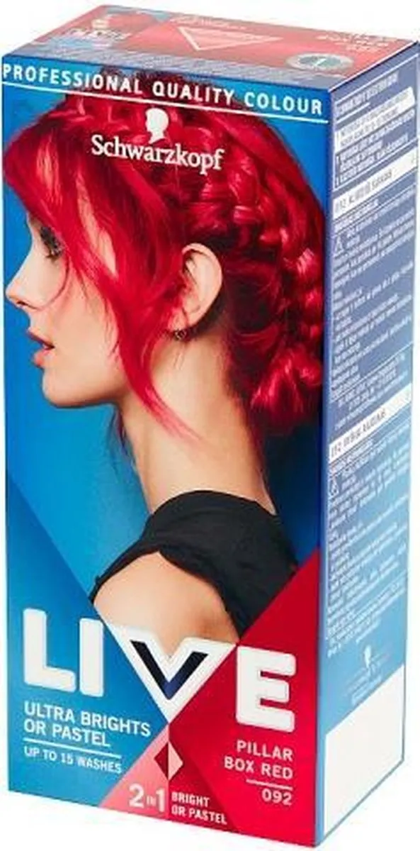 Schwarzkopf Professional Live Permanent Colour 92 Red - 3ml