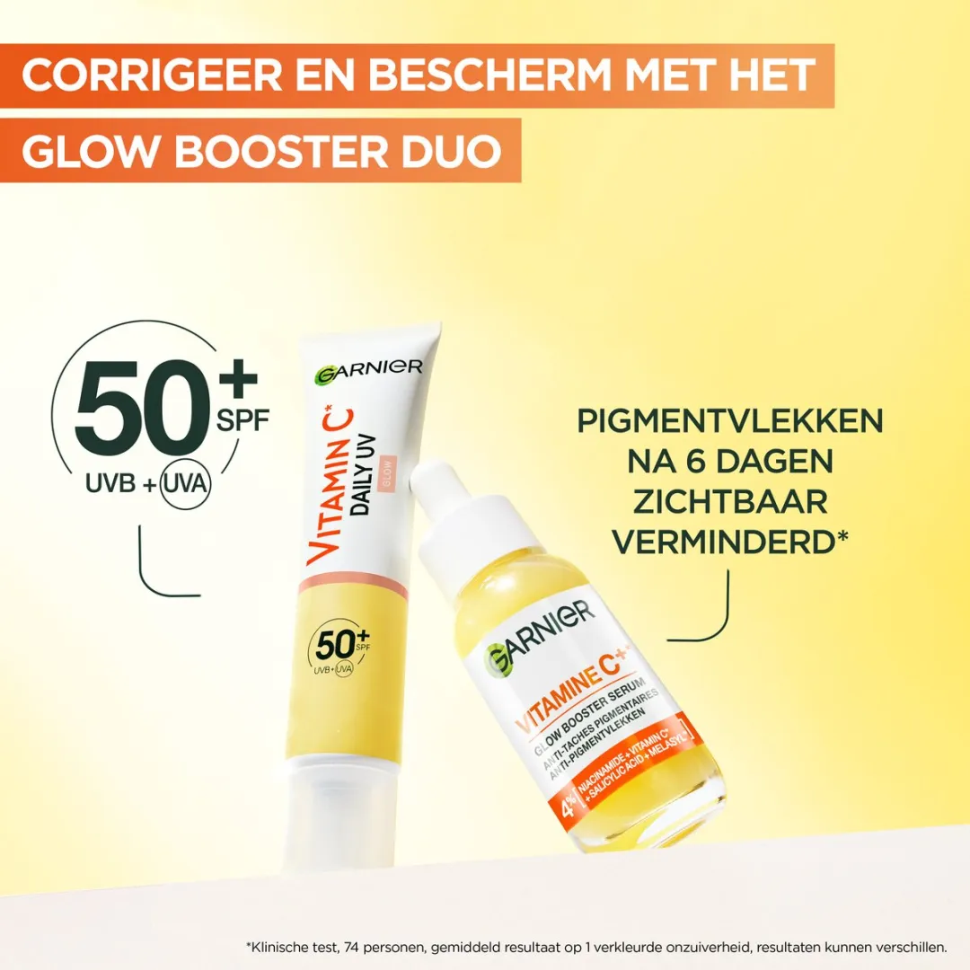 Garnier SkinActive Vitamine C Serum & UV Fluid - 70ml (2x35ml)
