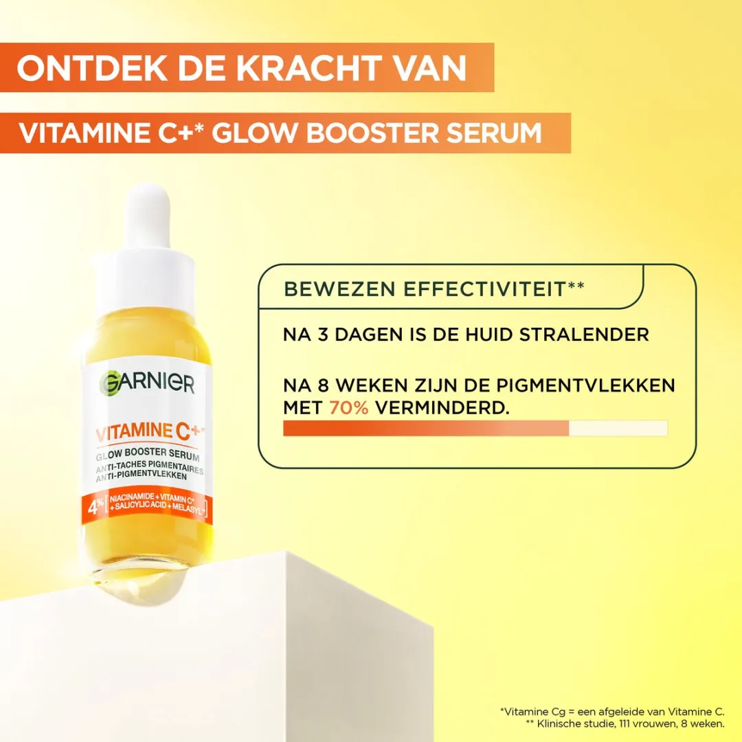Garnier SkinActive Vitamine C Serum & UV Fluid - 70ml (2x35ml)