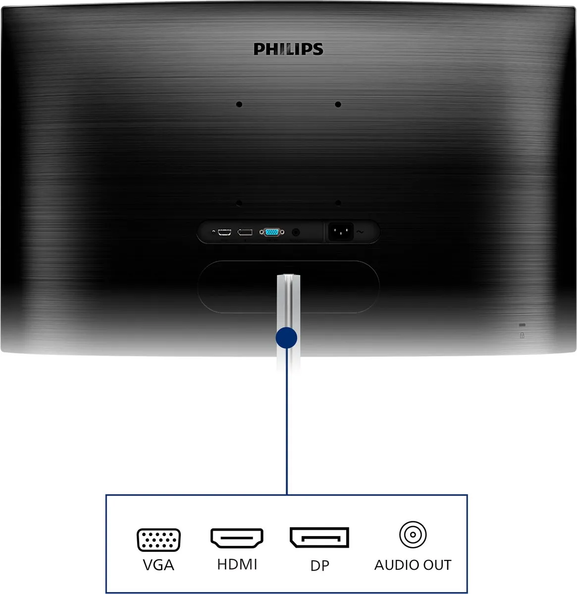 Philips 325E1C Curved Monitor 32 inch - QHD
