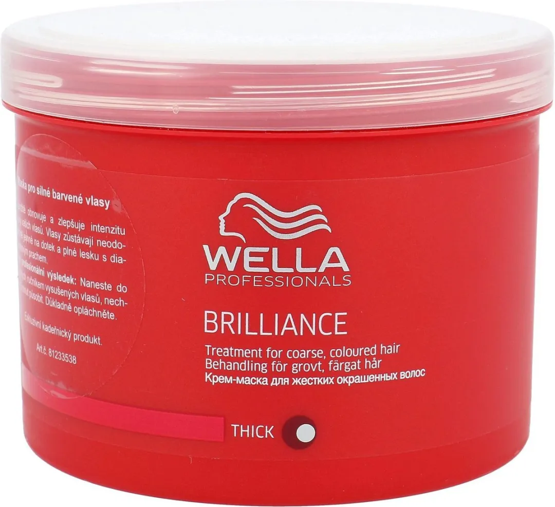 Wella Brilliance Treatment Coarse Gekleurd Haar 500ml