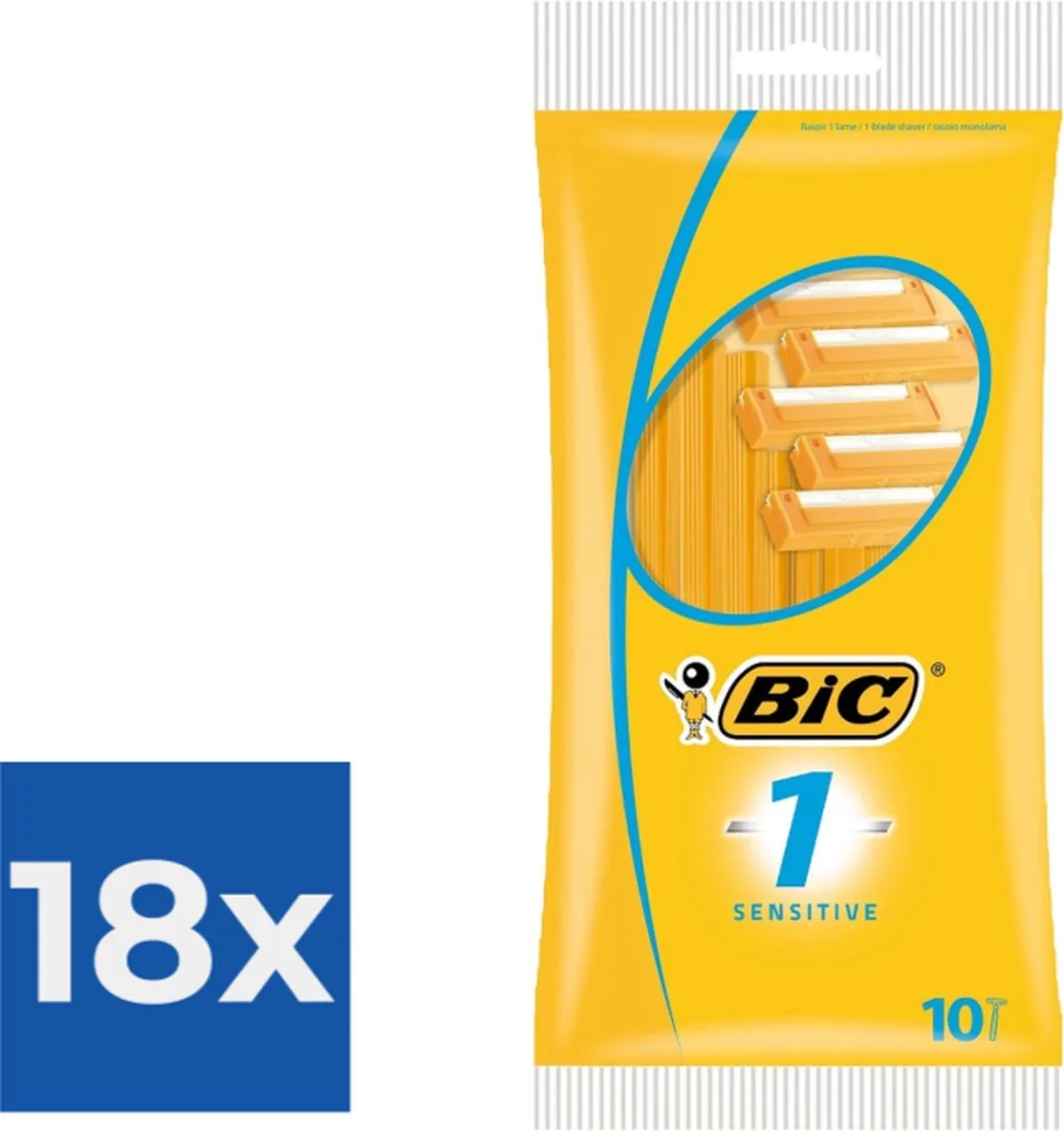 Bic Scheermesjes Sensitive 18 Stuks