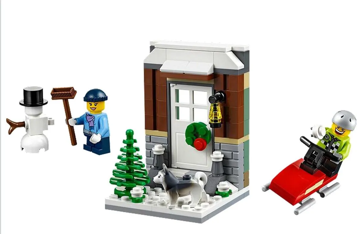 LEGO Winter Fun 40124 - 107 Stukken - Multicolor