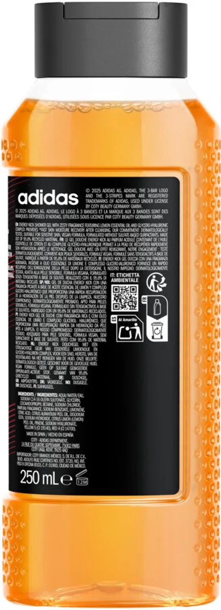 Adidas Active Skin & Mind Energy Kick Douchegel 250ml